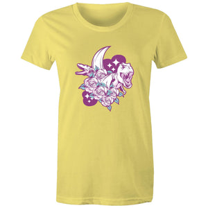 Women's Floral Dinosaurs T-shirt