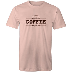 Men's Coffee Lettering T-shirt