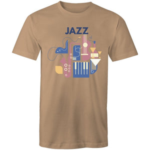 Men's Abstract Jazz Music T-shirt