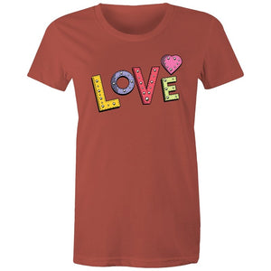 Women's Love Sign T-shirt