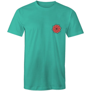 Men's Red Lotus Pocket Logo T-shirt