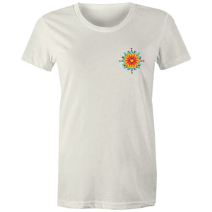 Women's Abstract Heart Pocket T-shirt