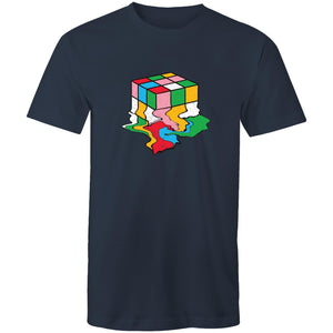 Men's Melting Rubiks Cube T-shirt