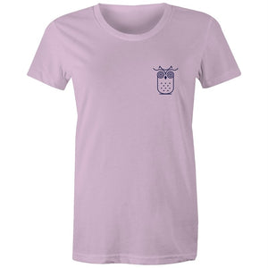 Women's Awake Owl Pocket T-shirt