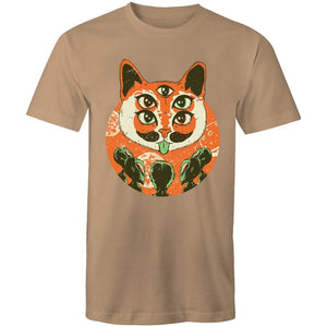 Men's Trippy Cat Alien T-shirt