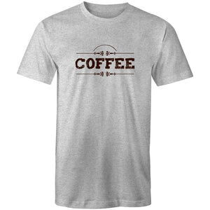 Men's Coffee Lettering T-shirt