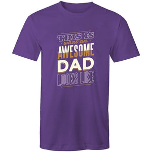 Men's This Is What An Awesome Dad Looks Like T-shirt