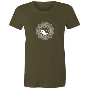 Women's Yin Yang Mandala T-shirt