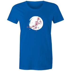Women's Cherry Blossom Moon T-shirt