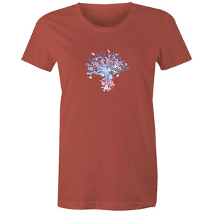 Women's Tree Of Life Watercolour T-shirt
