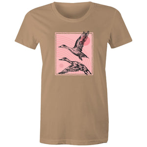Women's Hand Drawn Ducks T-shirt