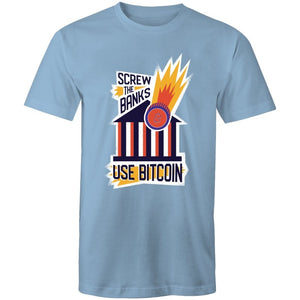 Men's Screw The Banks Use Bitcoin T-shirt