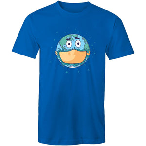 Men's Face Mask Earth T-shirt