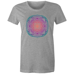 Women's Colourful Mandala T-shirt