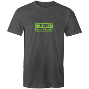 Men's Vegan Warning T-shirt