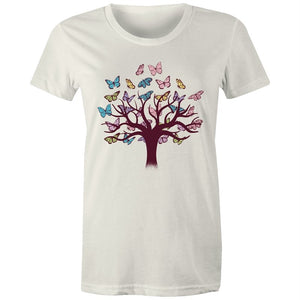 Women's Butterfly Tree Of Life T-shirt