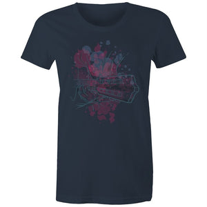 Women's Watercolour Guitar T-shirt