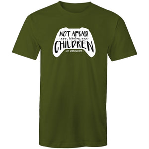 Men's Not Afraid To Beat My Children At Video Games T-shirt