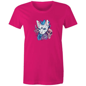 Women's Mystic Cat T-shirt