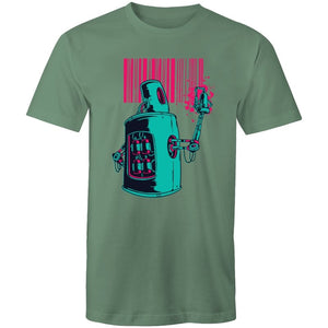 Men's Graffiti Barcode T-shirt