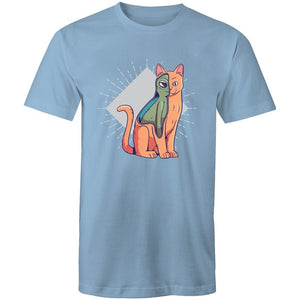 Men's Abstract Cat Alien T-shirt