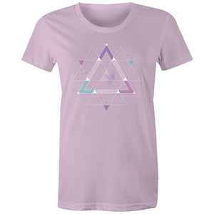 Women's Geometric Space T-shirt
