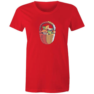 Women's Mushroom Basket T-shirt