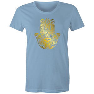 Women's Golden Hamsa Hand T-shirt