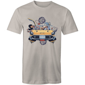 Men's Crazy Flying Car T-shirt