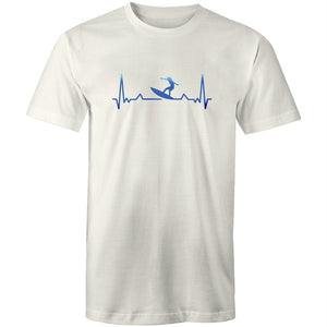 Men's Surfing Heart-Beat T-shirt