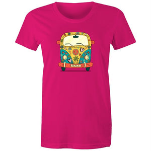 Women's Hippie Peace Van T-shirt