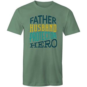 Men's Father Husband Protector Hero T-shirt