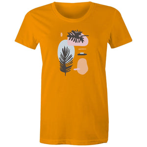 Women's Abstract Leaves T-shirt