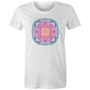 Women's Colourful Mandala T-shirt
