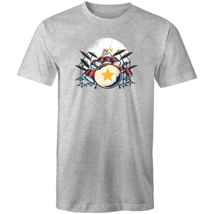 Men's Drum Kit Triangle T-shirt