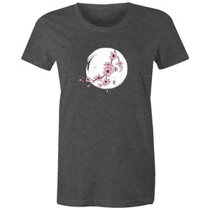 Women's Cherry Blossom Moon T-shirt