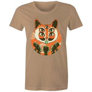 Women's Trippy Cat T-shirt