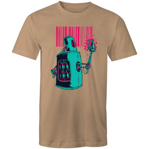 Men's Graffiti Barcode T-shirt