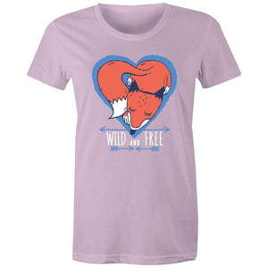 Women's Cute Wild And Free T-shirt