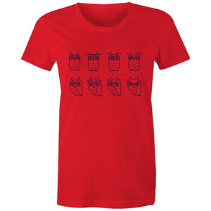 Women's Owl Emotions T-shirt