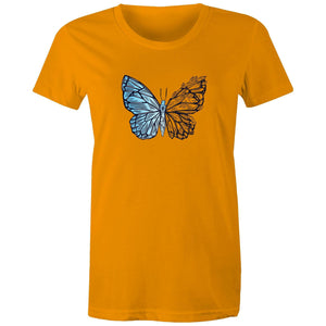 Women's Crystal Butterfly T-shirt