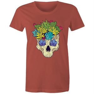 Women's Cactus Skull T-shirt