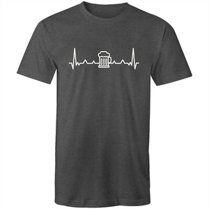 Men's Beer Heart Beat T-shirt