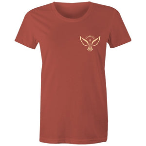 Women's Peace Phoenix Pocket T-shirt
