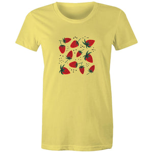 Women's Strawberry Fruit T-shirt