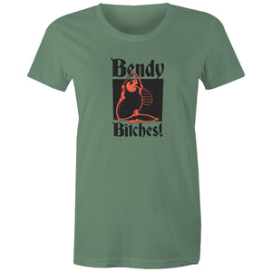Women's Bendy Bitches Yoga T-shirt