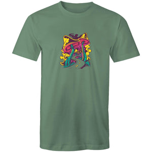 Men's Trippy Mushroom Road T-shirt