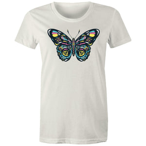 Women's Psychedelic Butterfly T-shirt