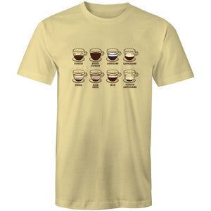 Men's Coffee Type T-shirt