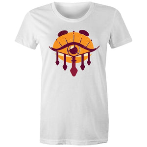 Women's Orange All Seeing Eye T-shirt